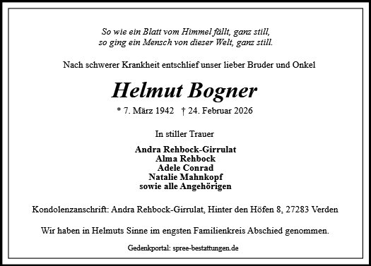 Helmut Bogner