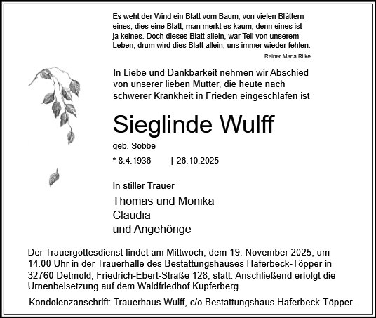 Sieglinde Wulff