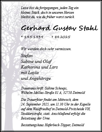 Gerhard Stahl