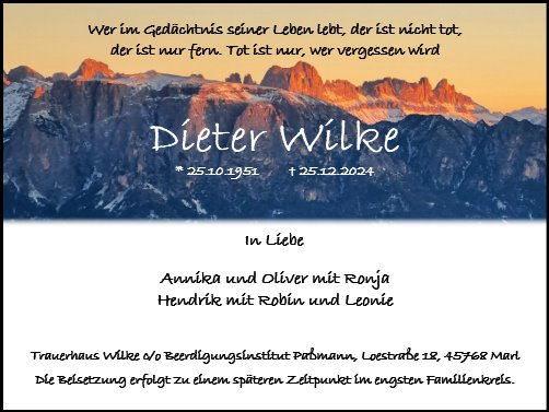 Dieter Wilke