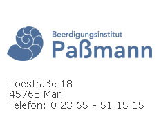 Beerdigungsinstitut Wolfgang Paßmann