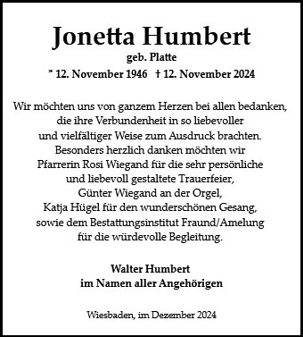 Jonetta Humbert