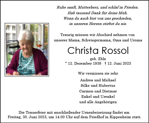Christa Rossol