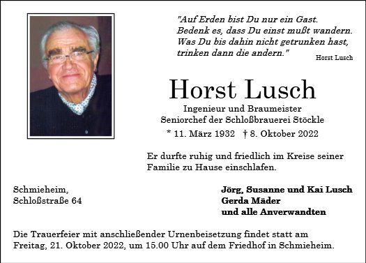 Horst Lusch