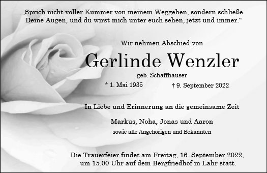 Gerlinde Wenzler