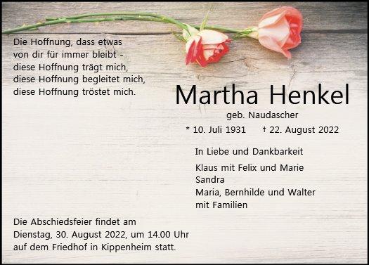 Martha Henkel