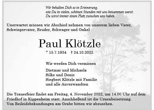 Paul Klötzle