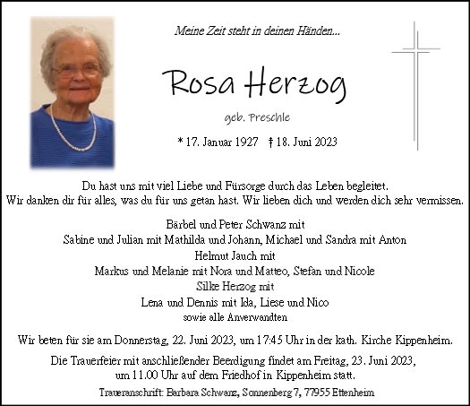Rosa Herzog