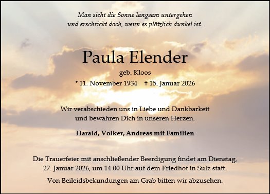 Paula Elender