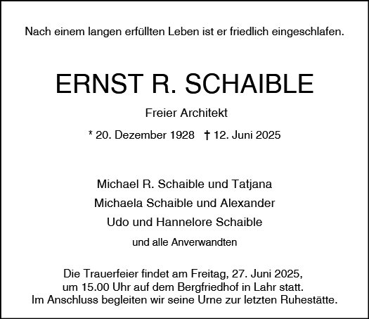 Ernst Schaible