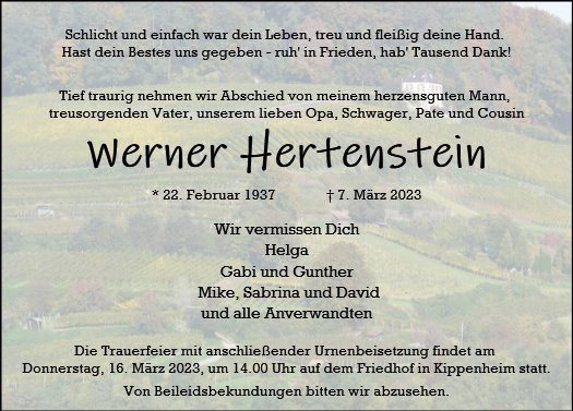 Werner Hertenstein
