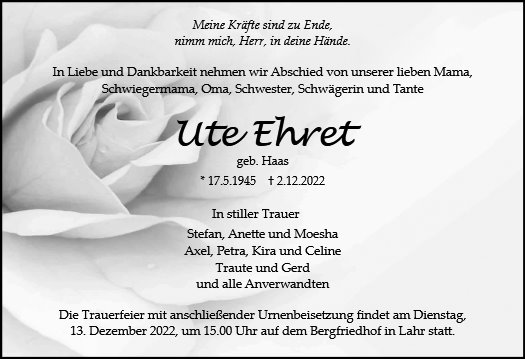 Ute Ehret