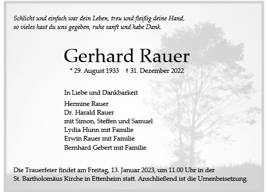 Gerhard Rauer