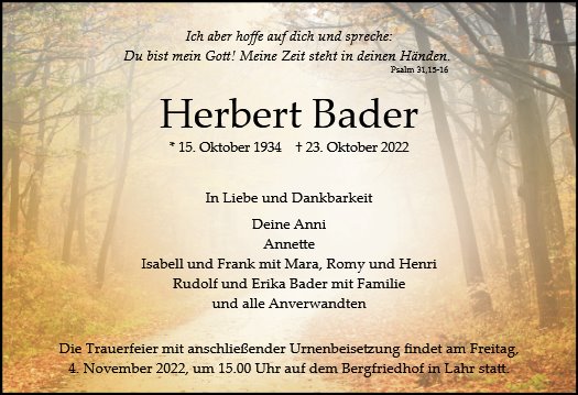 Herbert Bader