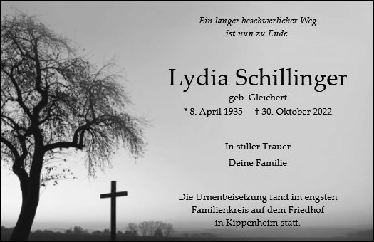 Lydia Schillinger