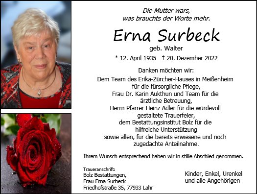 Erna Surbeck