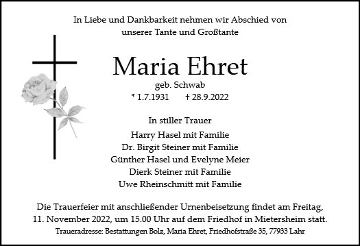 Maria Ehret