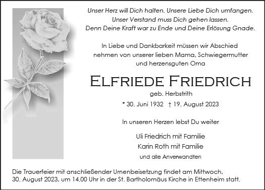 Elfriede Friedrich