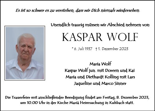 Kaspar Wolf