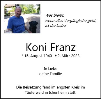 Koni Franz
