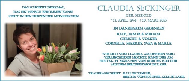 Claudia Seckinger