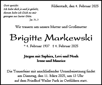 Brigitte Markewski