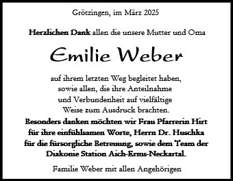 Emilie Weber