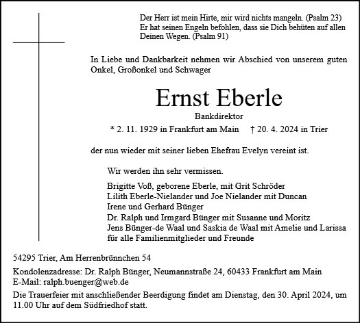 Ernst Eberle