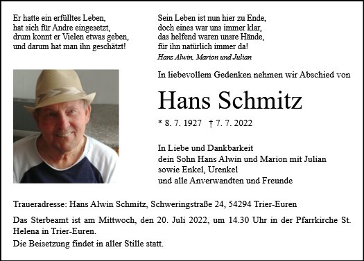 Hans Schmitz