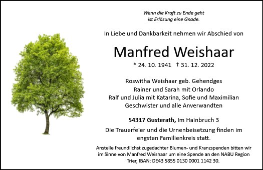 Manfred Weishaar