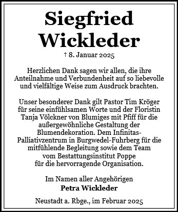 Siegfried Wickleder