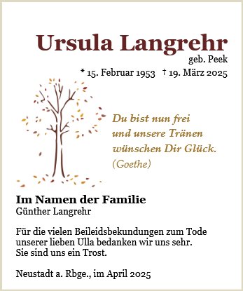 Ursula Langrehr