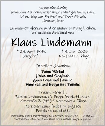Klaus Lindemann
