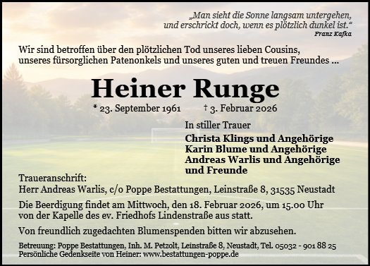 Heiner Runge