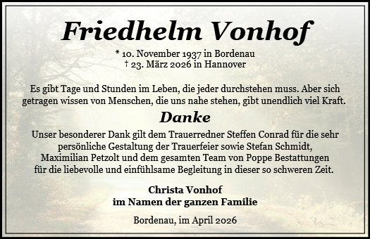 Friedhelm Vonhof