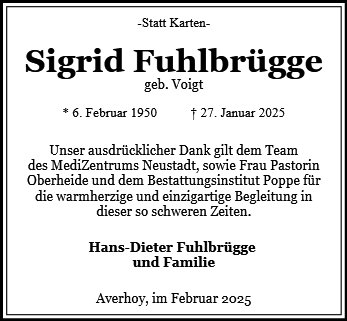 Sigrid Fuhlbrügge