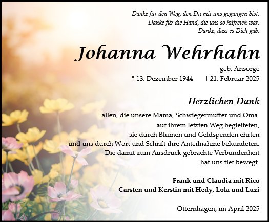 Johanna Wehrhahn