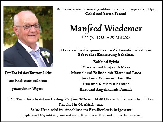 Manfred Wiedemer