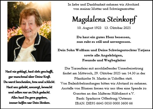 Magdalena Steinkopf