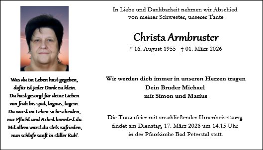 Christa Armbruster