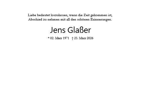 Jens Glaßer