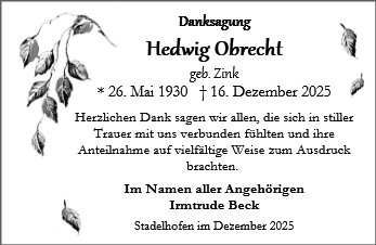 Hedwig Obrecht