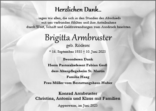 Brigitta Armbruster