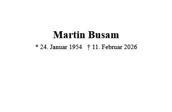 Martin Busam