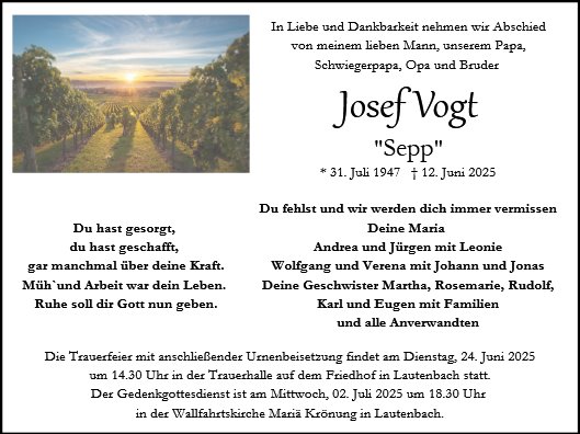Josef Vogt