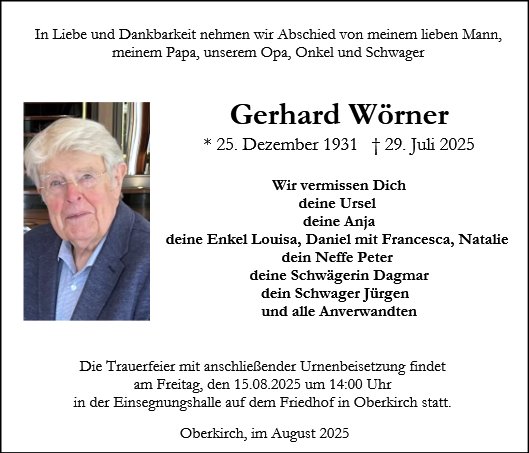 Gerhard Wörner