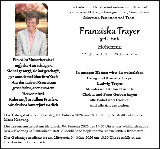 Franziska Trayer