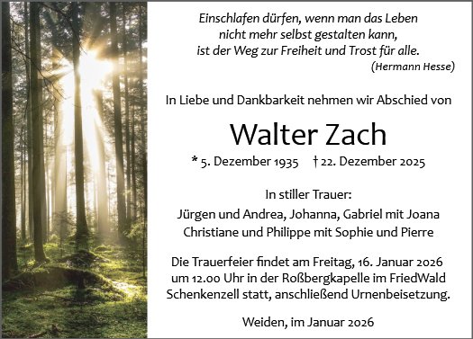 Walter Zach