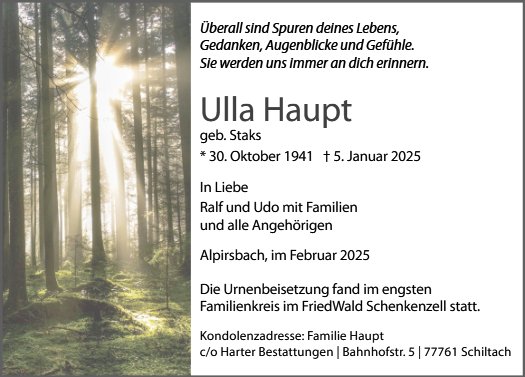 Ulla Haupt