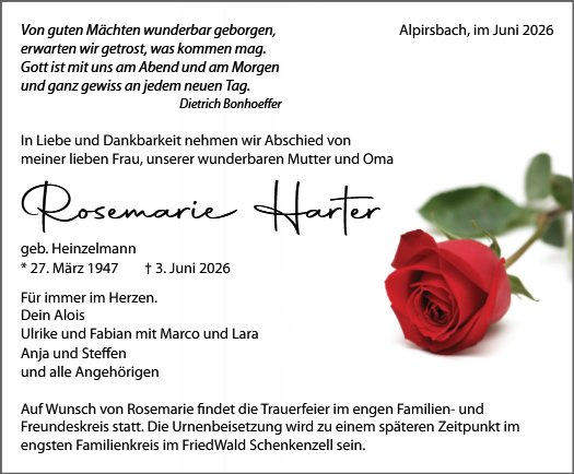 Rosemarie Harter